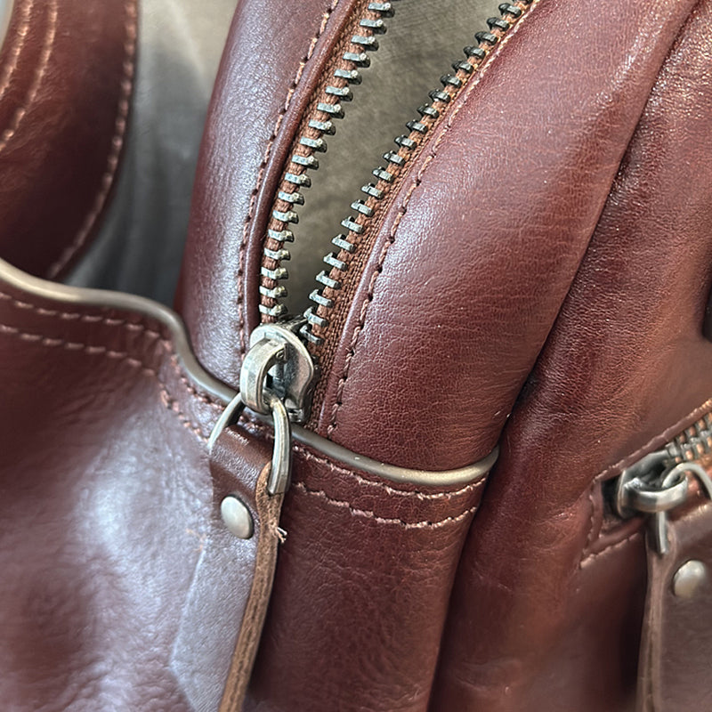 Full Grain Leather Women Backpack, Genuine Leather Mini Backpack, Best Leather Women's Backpack for School