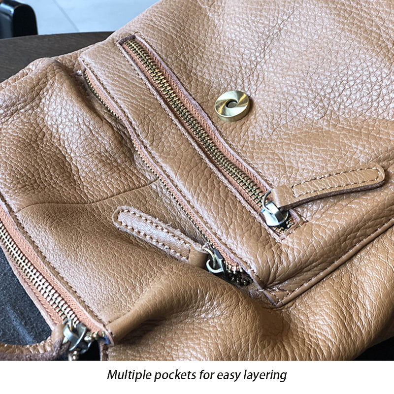 Genuine Leather Backpack Purse for Women, Leather Backpack for School, Full Grain Leather Handmade Bag