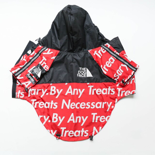 The Dog Face Windproof Waterproof Reflective Pet Cat Dog Jacket