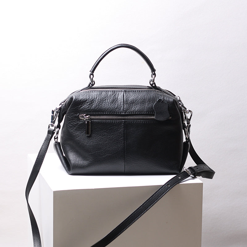 Full Grain Leather Shoulder Bag, Handmade Leather Bag for Women, Cow Leather Backpack for Work