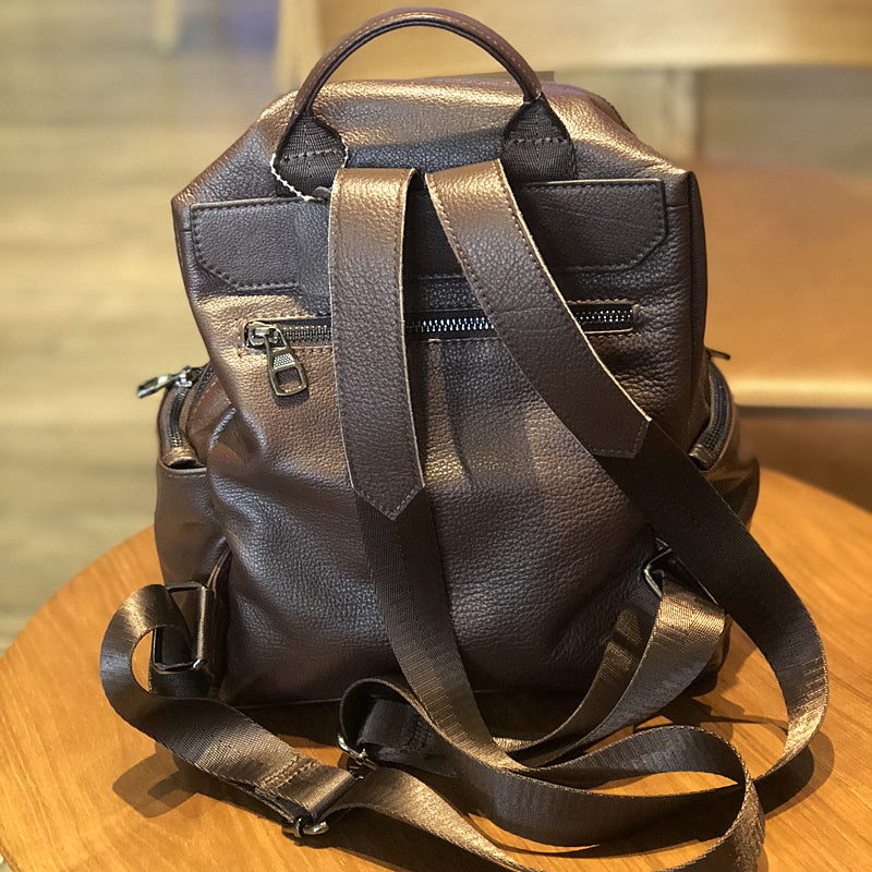 Women's Genuine Leather Backpacks, Best Leather Women's Backpack for School, Full Grain Leather Backpack for Women