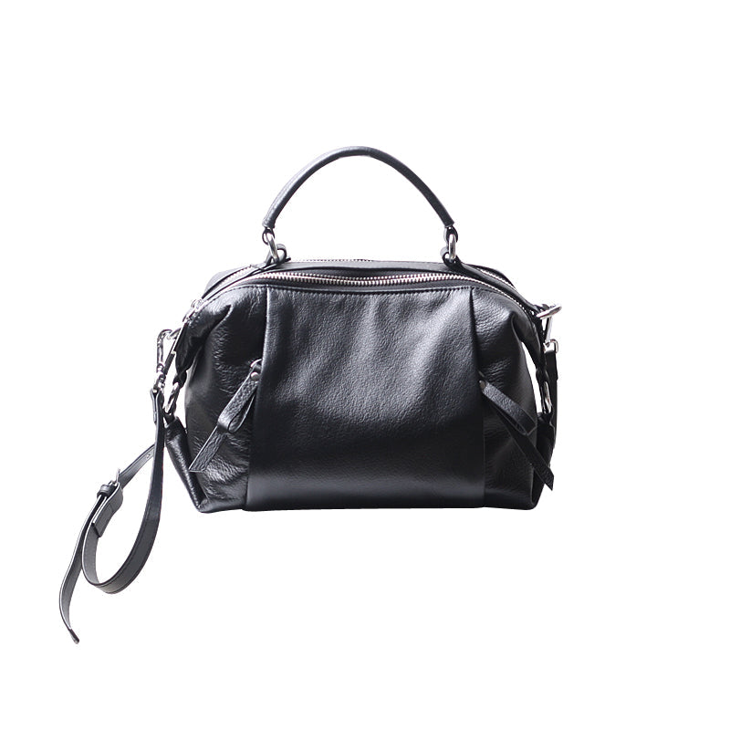 Full Grain Leather Shoulder Bag, Handmade Leather Bag for Women, Cow Leather Backpack for Work