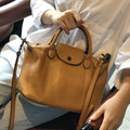 Leather Crossbody Bags for Women, Small Leather Shoulder Bag, Full Grain Leather Top Handle Bag