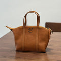 Full Grain Leather Top Handle Bag, Leather Crossbody Bags for Women, Small Leather Shoulder Bag