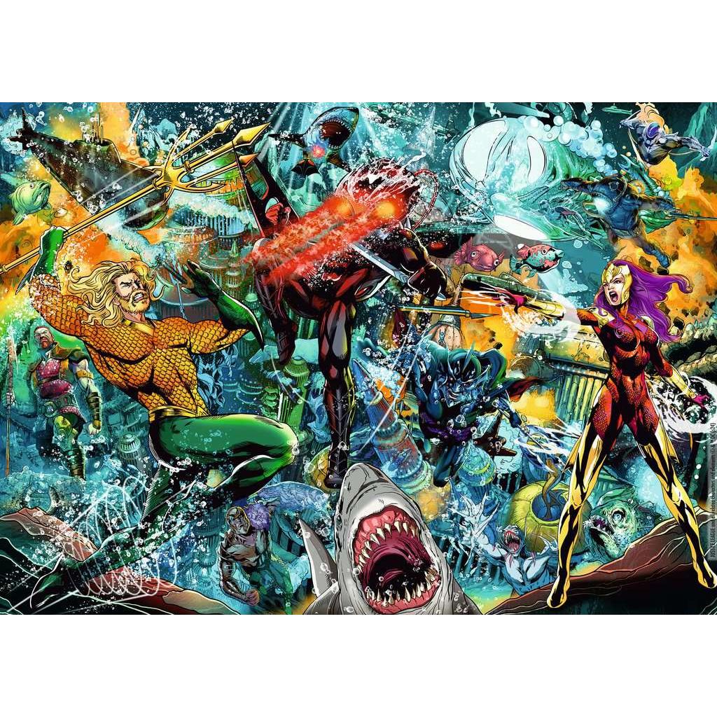 Aquaman "DC Collector's Edition" 1000 Piece Jigsaw Puzzle Ravensburger