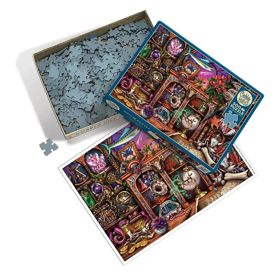 Cabinet of Curiosities 500 Piece Jigsaw Puzzle Cobble Hill