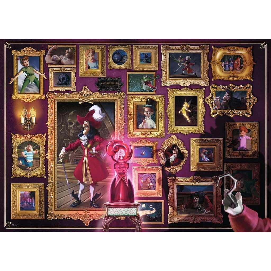 Captain Hook "Disney Villainous" 1000 Piece Jigsaw Puzzle Ravensburger