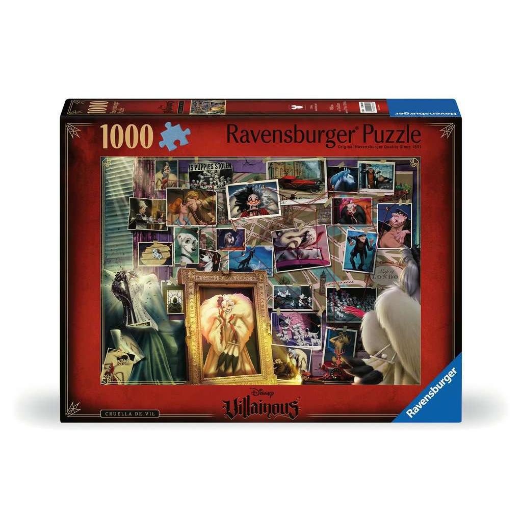 Cruella De Vil "Disney Villainous" 1000 Piece Jigsaw Puzzle Ravensburger