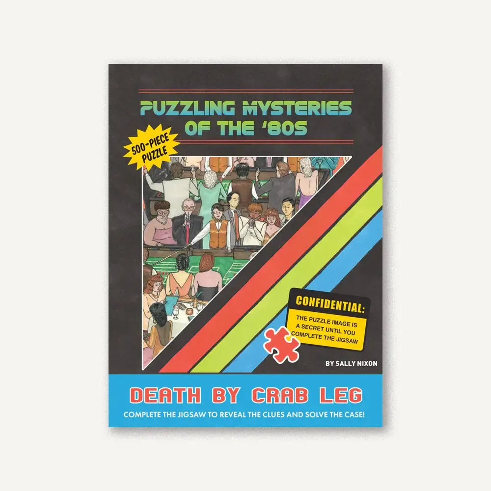 Death by Crab Leg 500 Piece Mystery Jigsaw Puzzle Chronicle