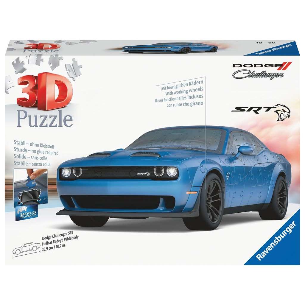 Dodge Challenger SRT® Hellcat Redeye 163 Piece 3D Jigsaw Puzzle Ravensburger