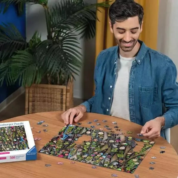 Floating Market Indonesia 500 Piece Jigsaw Puzzle Ravensburger