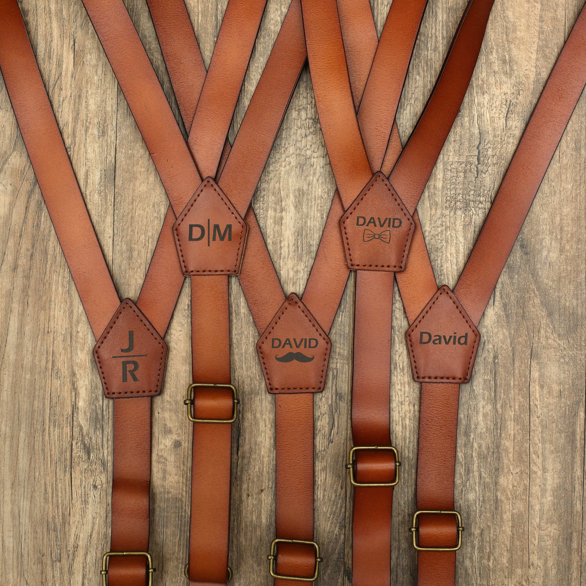 Genuine Leather Suspenders, Men Brown Suspenders, Customized Wedding Suspenders Mens Suspenders Groomsmen Suspenders Rustic Suspenders