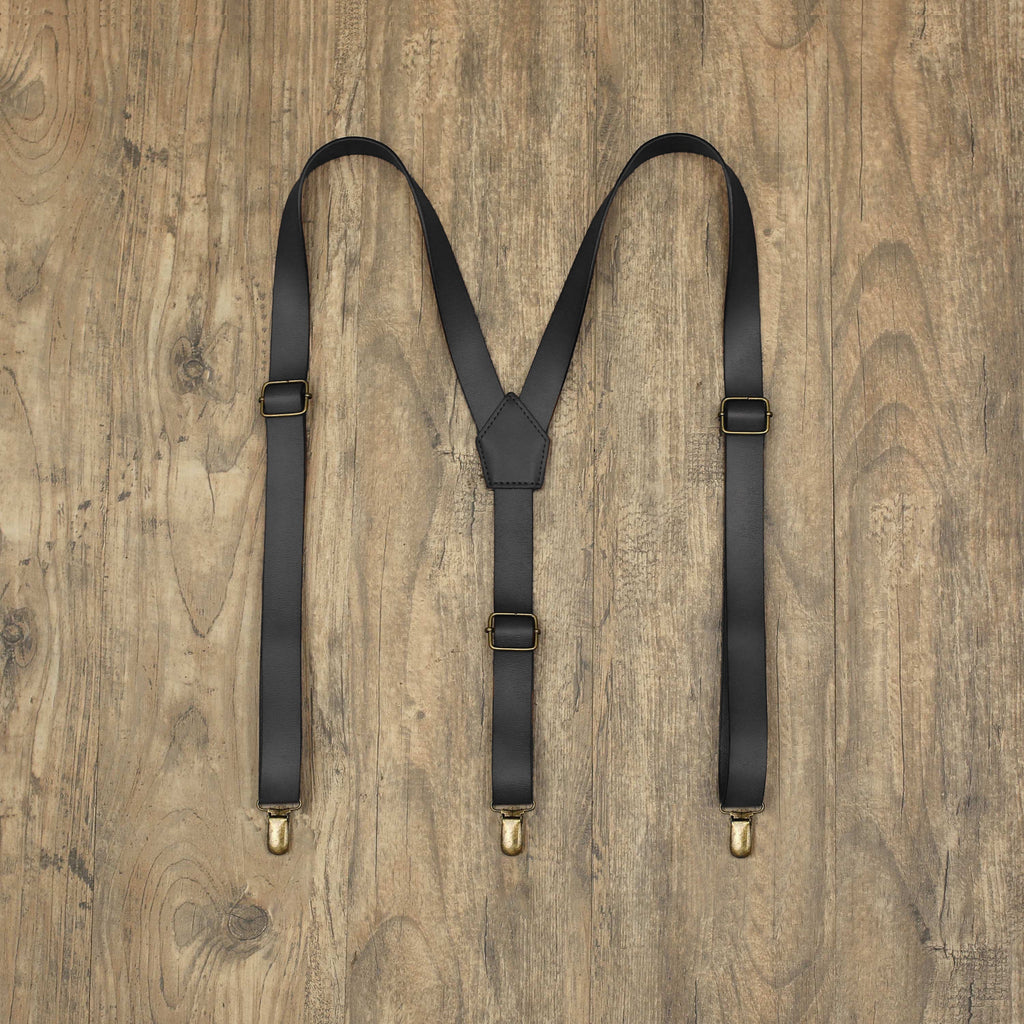 Genuine Leather Suspenders, Men Brown Suspenders, Customized Wedding Suspenders Mens Suspenders Groomsmen Suspenders Rustic Suspenders