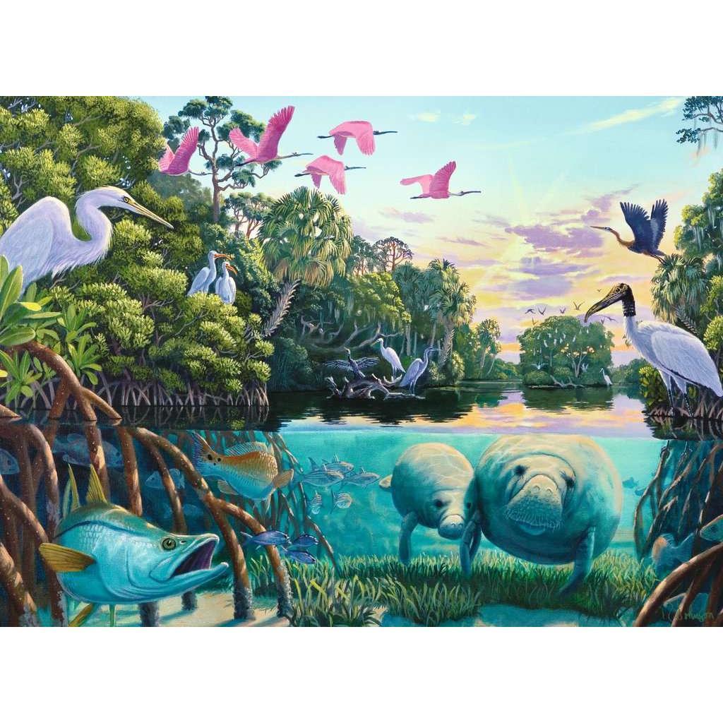 Manatee Moments 500 Piece Jigsaw Puzzle Ravensburger
