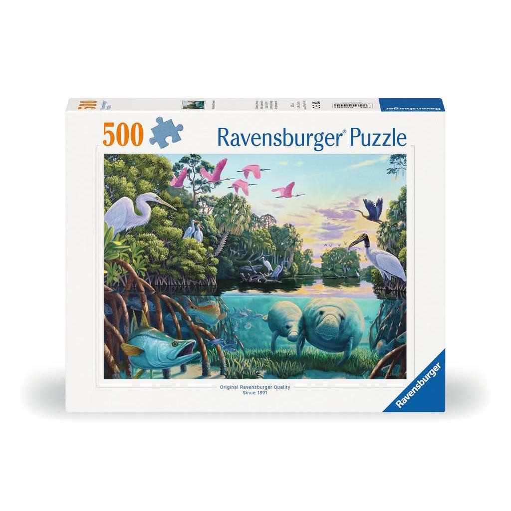Manatee Moments 500 Piece Jigsaw Puzzle Ravensburger