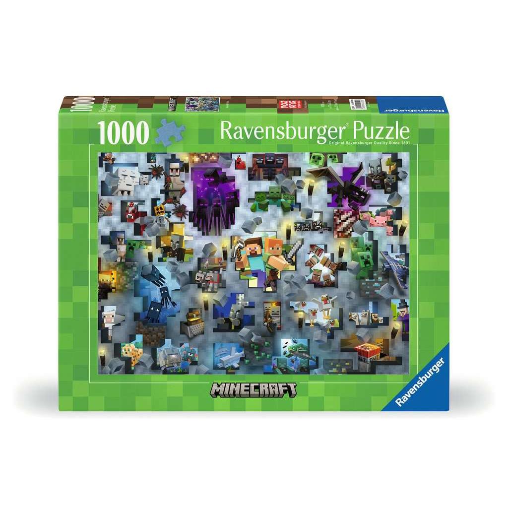 Minecraft Mobs 1000 Piece Jigsaw Puzzle Ravensburger