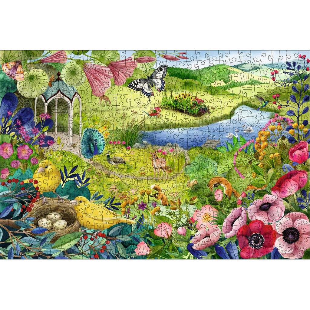 Nature Garden 500 Piece Wood Jigsaw Puzzle Ravensburger