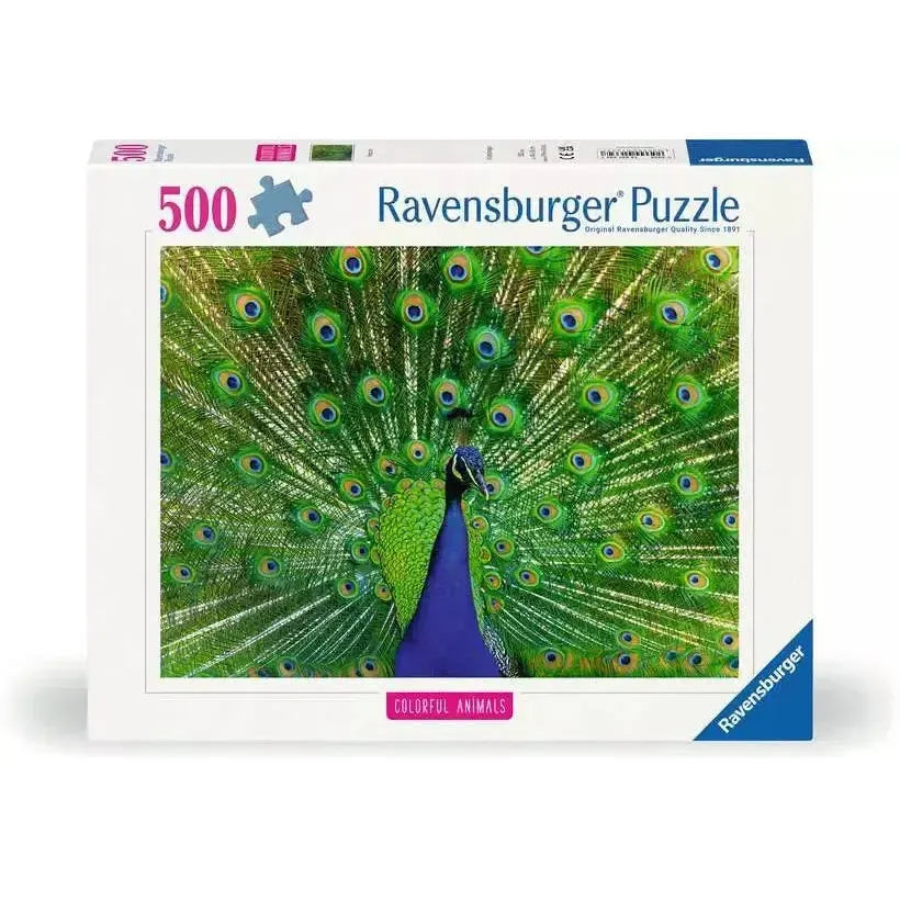 Peacock 500 Piece Jigsaw Puzzle Ravensburger