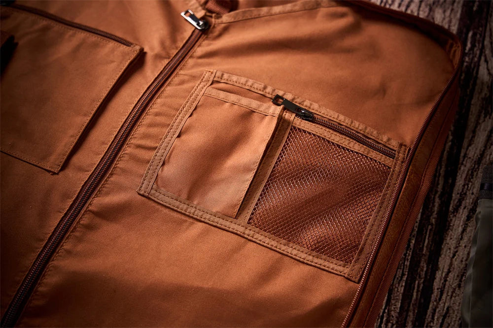Personalized Leather Garment Bag, Water Proof Carry On Garment Bag for Business Travel, Leather Men Suit Cover, Best Gift for Him