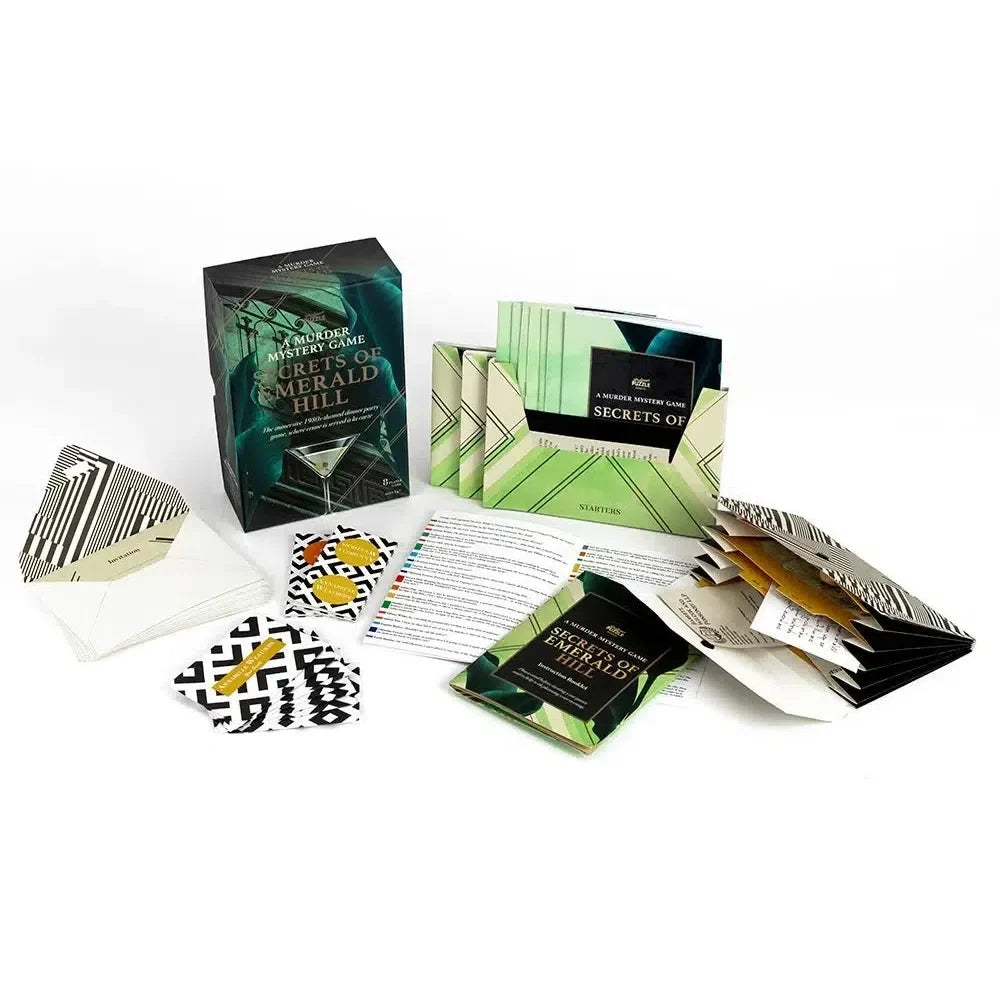 Secrets of Emerald Hill Murder Mystery Game Professor Puzzle