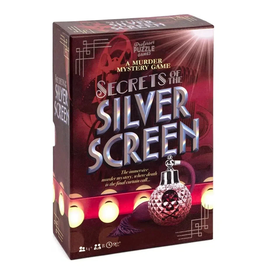 Secrets of the Silver Screen Murder Mystery Game Professor Puzzle
