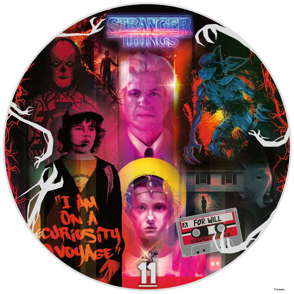 Stranger Things 500 Piece Round Jigsaw Puzzle Ravensburger