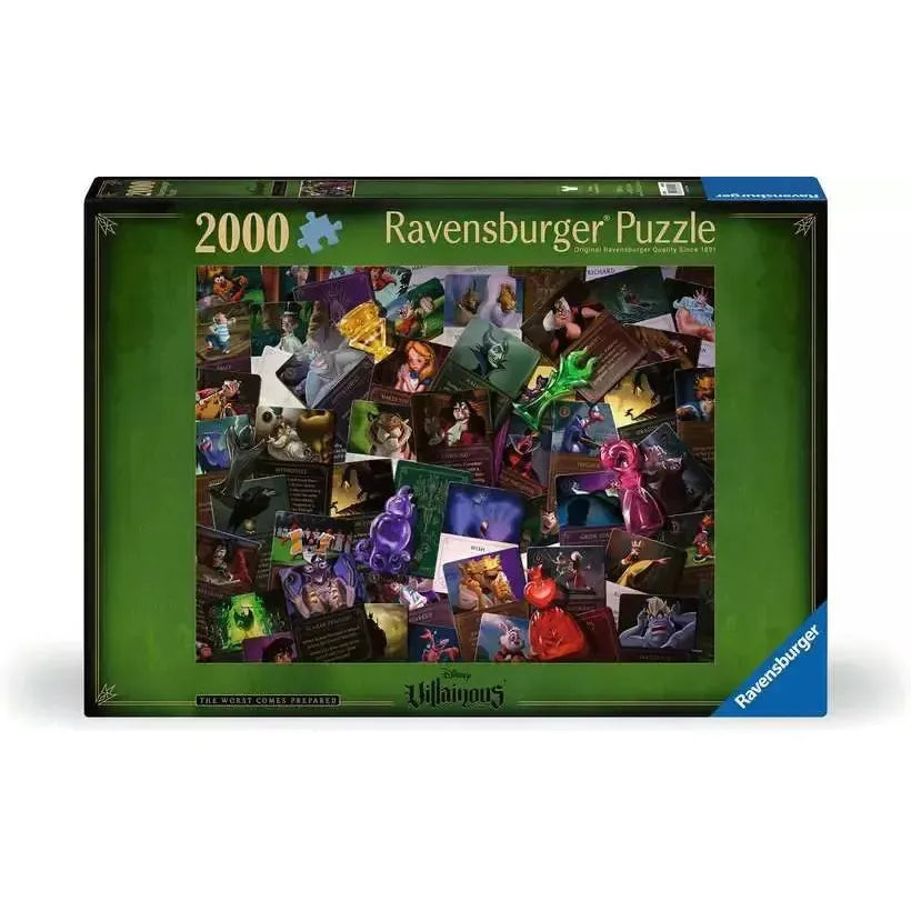 The Worst Comes Prepared Disney Villainous 2000 Piece Jigsaw Puzzle Ravensburger