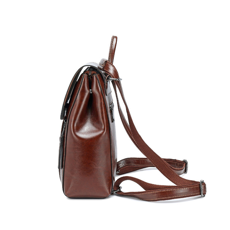 Flash Sale Top Grain Leather Backpack For Women Leather Designer Backpack Stylish Backpack Shoulder Bags