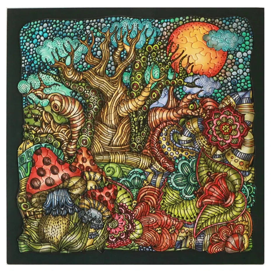 Wonder Forest 210 Piece Jigsaw Puzzle with Display Frame Curiosi