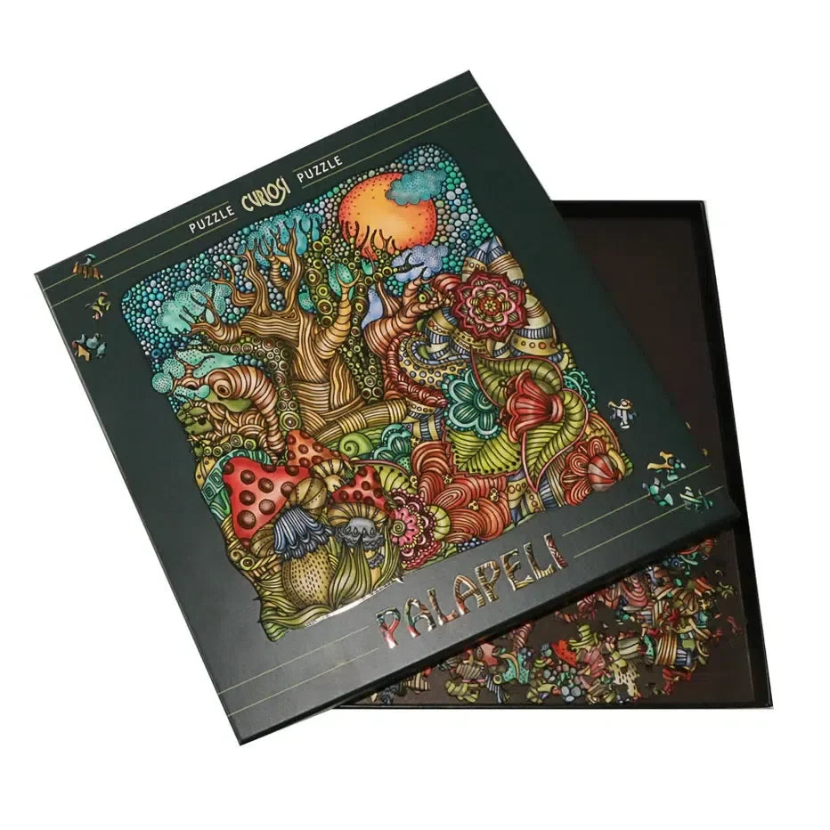 Wonder Forest 210 Piece Jigsaw Puzzle with Display Frame Curiosi