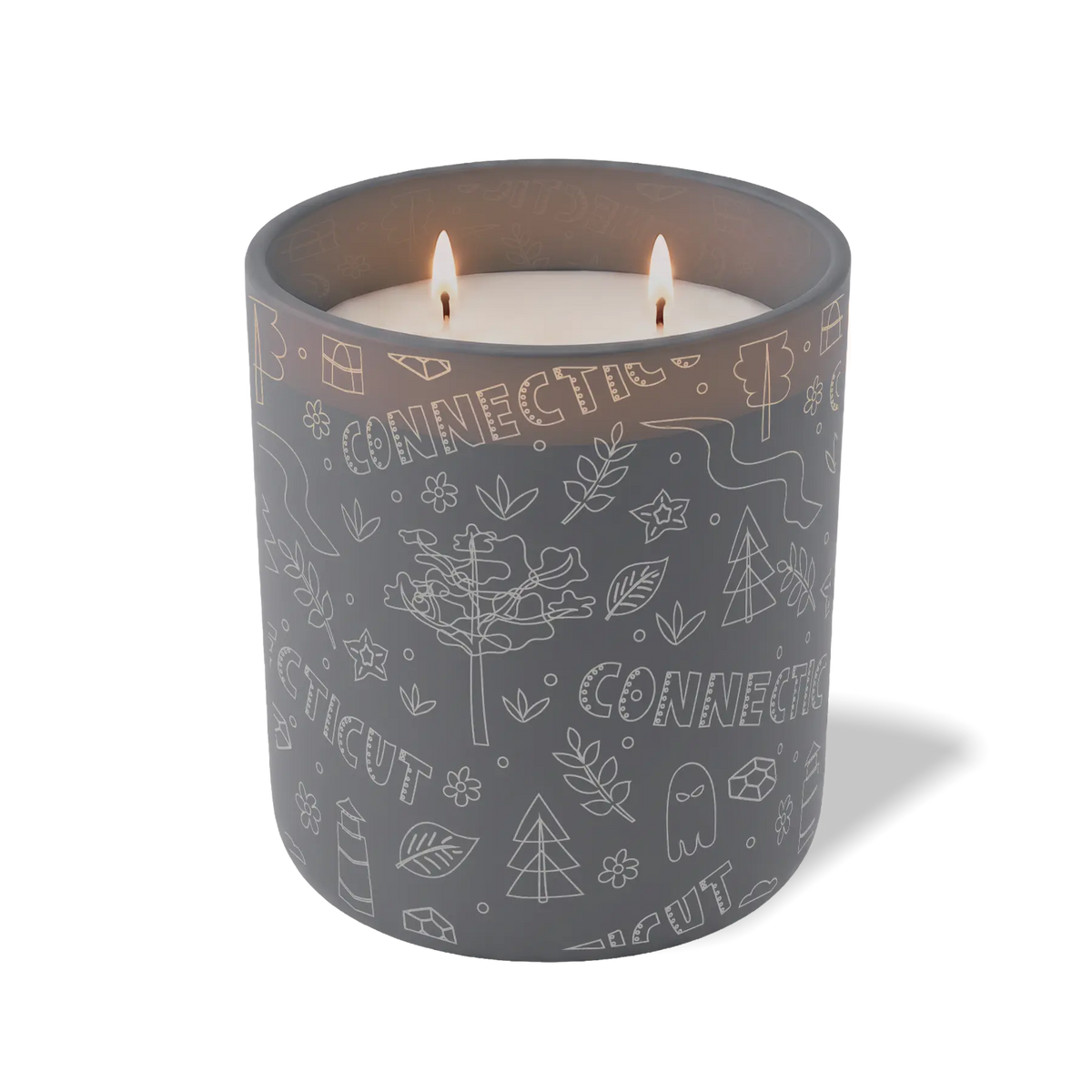 Connecticut Sketched | 12 oz Candle