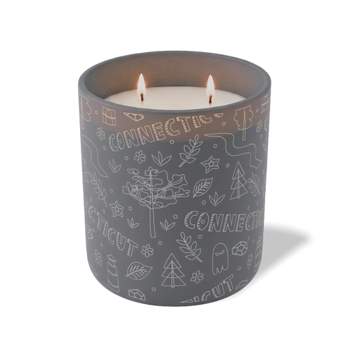 Connecticut Sketched | 12 oz Candle