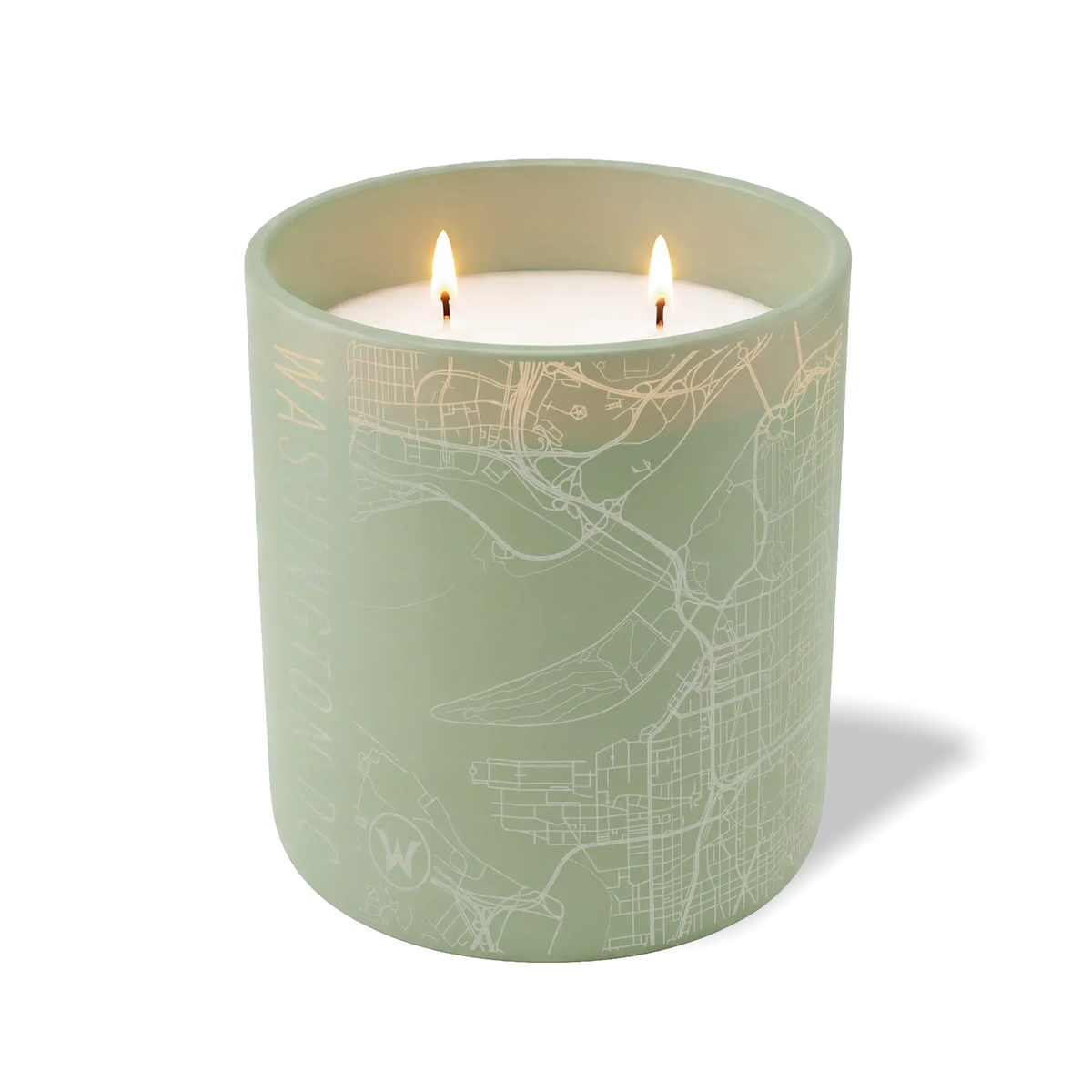 Washington DC Map | 12 oz Candle