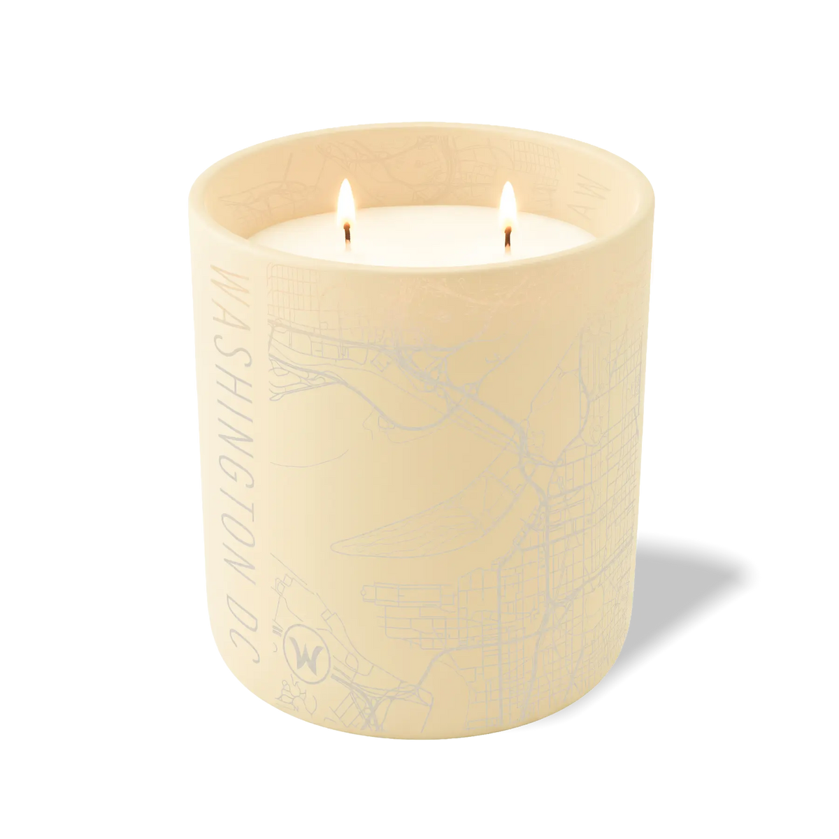 Washington DC Map | 12 oz Candle