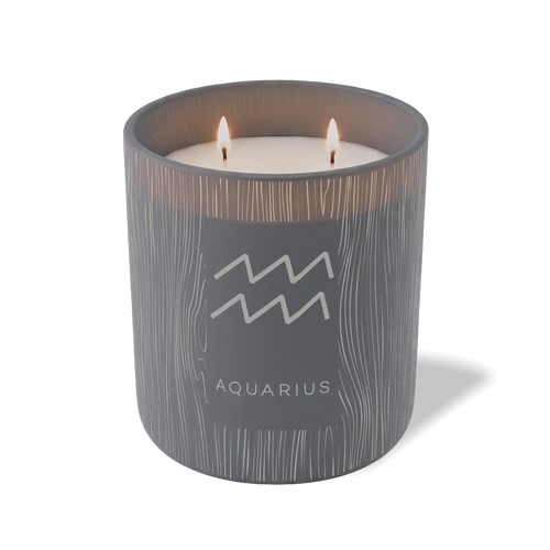 Aquarius Symbol | 12 oz Candle