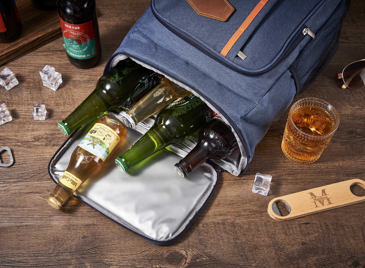 Personalized Groomsmen Cooler Backpack, Groomsmen Gift, Custom Lunch Cooler Backpack, Golf Beer Cooler